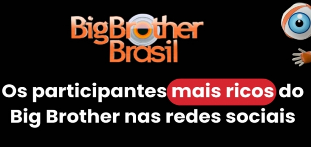 imagem sobre Estes são os participantes do Big Brother Brasil mais ricos nas redes sociais